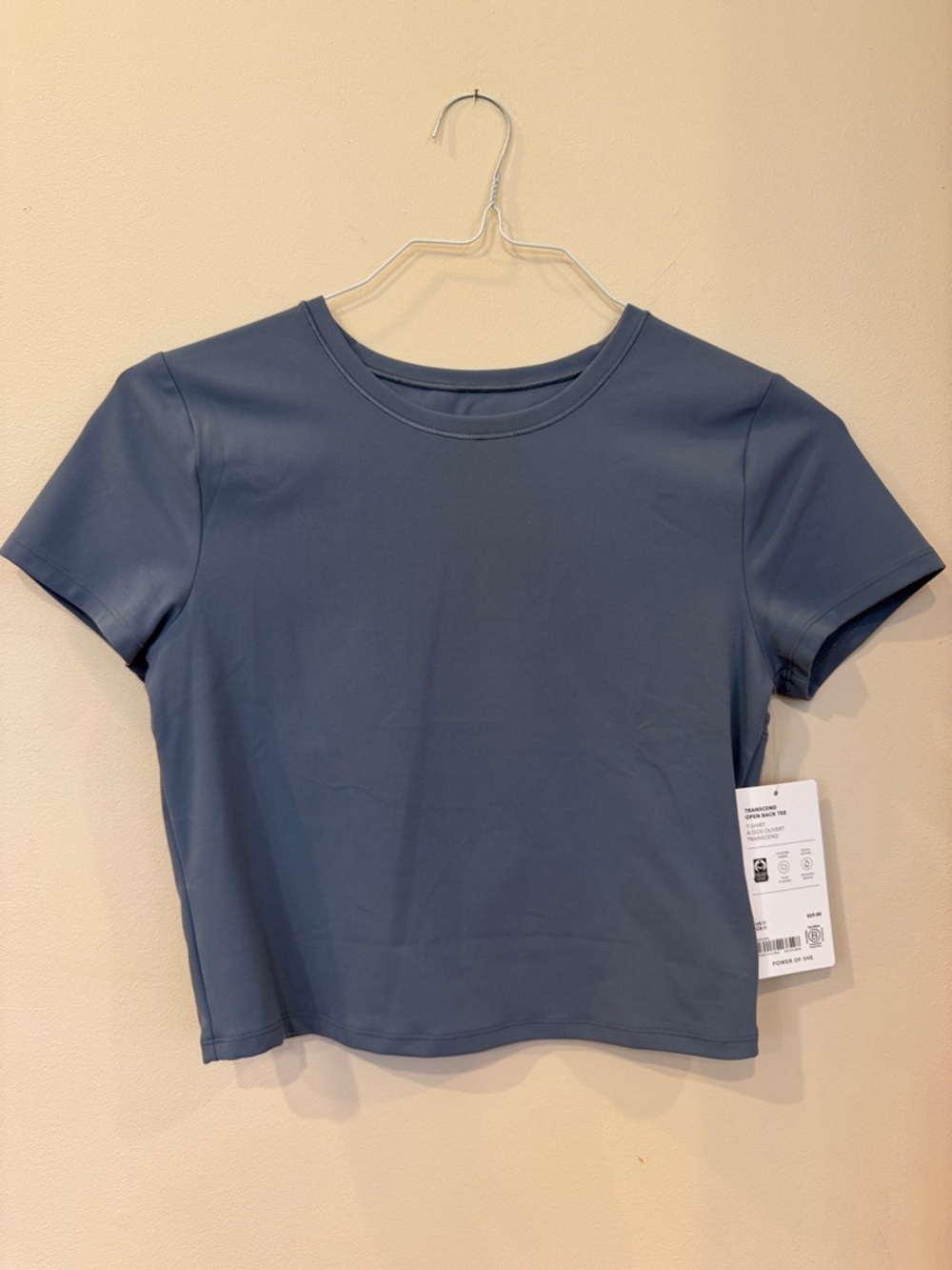Athleta Women's Transcend open back tee